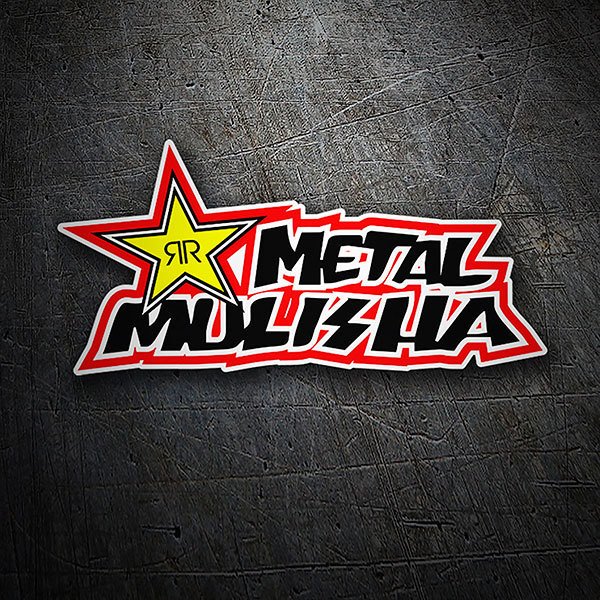 Pegatinas: Metal Mulisha Rockstar
