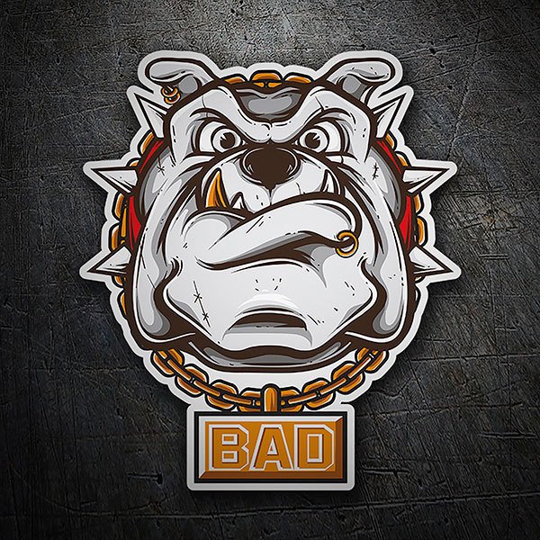 Pegatinas: Bulldog Bad