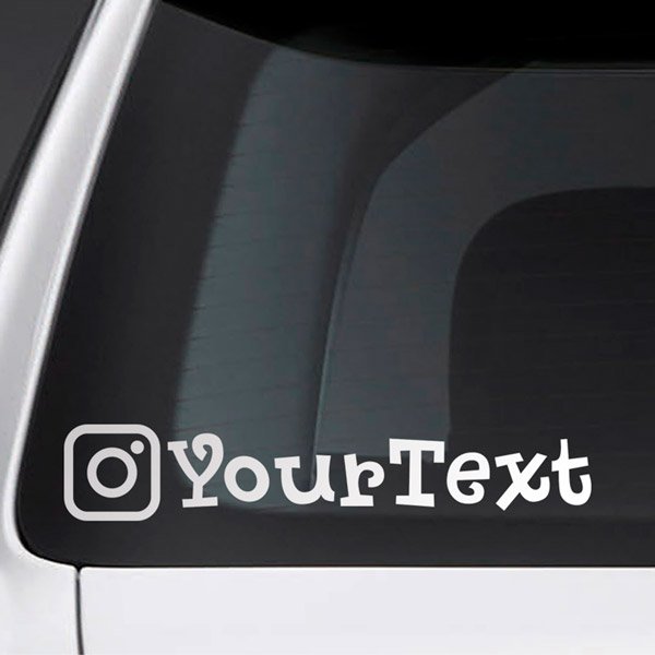 Pegatinas: Instagram Personalizado para Coche