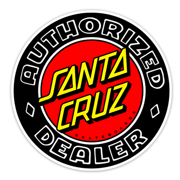 Pegatinas: Santa Cruz Authorized Dealer 0