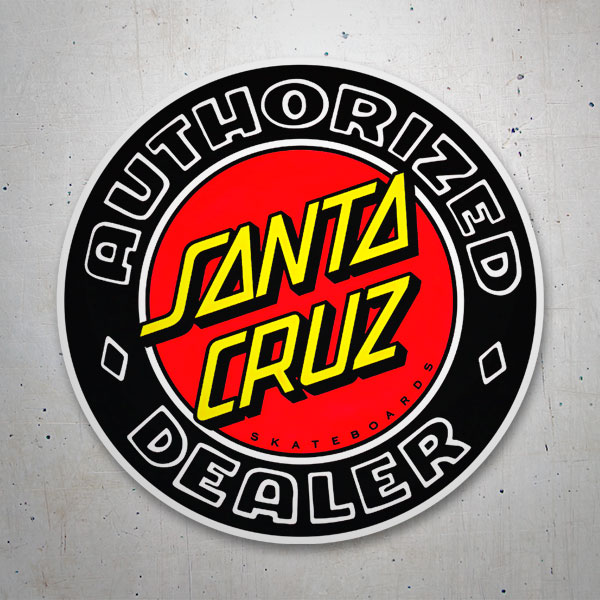 Pegatinas: Santa Cruz Authorized Dealer