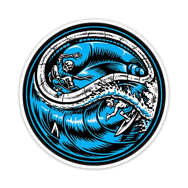 Pegatinas: Santa Cruz Surf