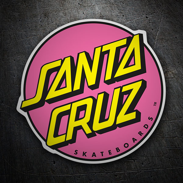 Pegatinas: Santa Cruz Rosa