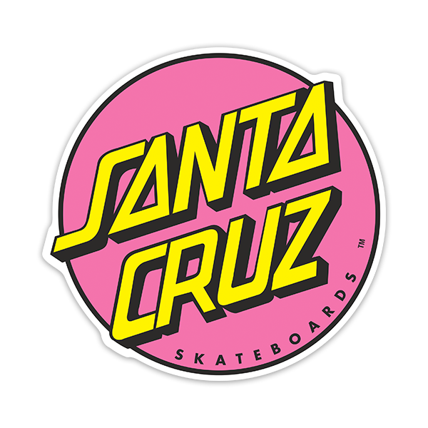 Pegatinas: Santa Cruz Rosa