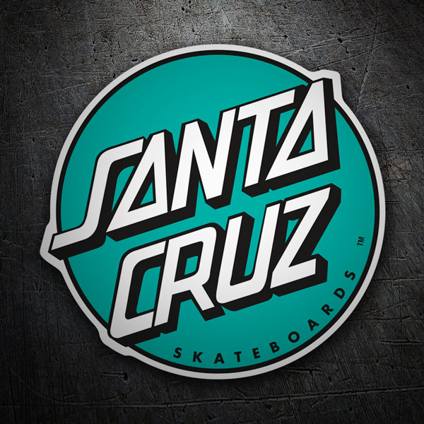 Pegatinas: Santa Cruz Verde Menta