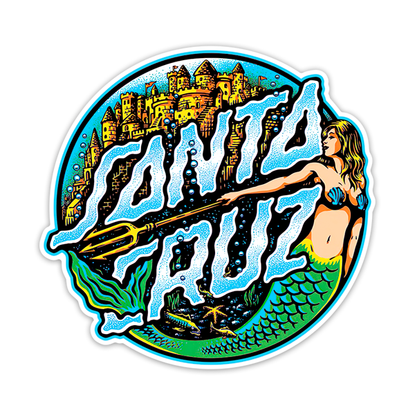 Pegatinas: Santa Cruz Sirena