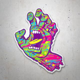 Pegatinas: Santa Cruz Mano Multicolor 3