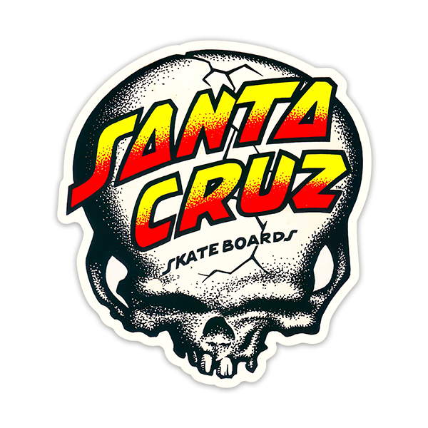 Pegatinas: Santa Cruz Cráneo 0
