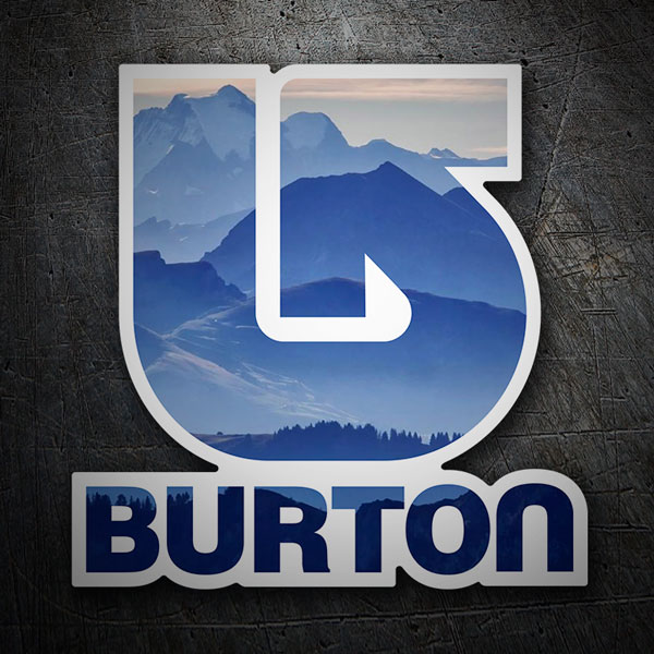 Pegatinas: Burton Montañas 1