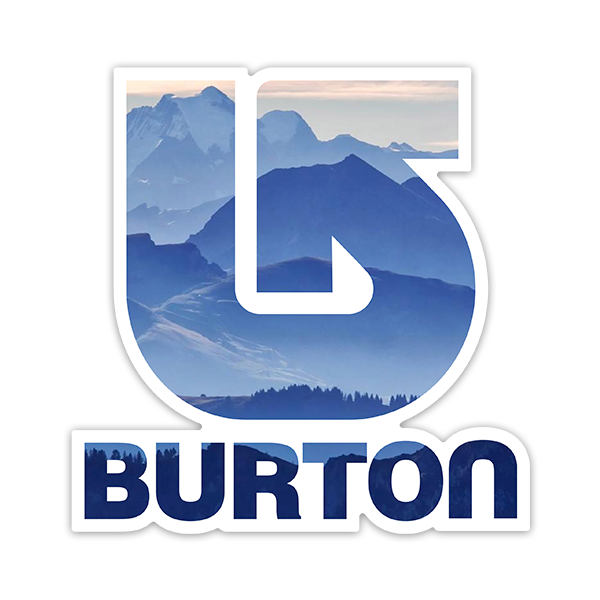 Pegatinas: Burton Montañas 0