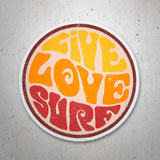 Pegatinas: Live Love Surf 3