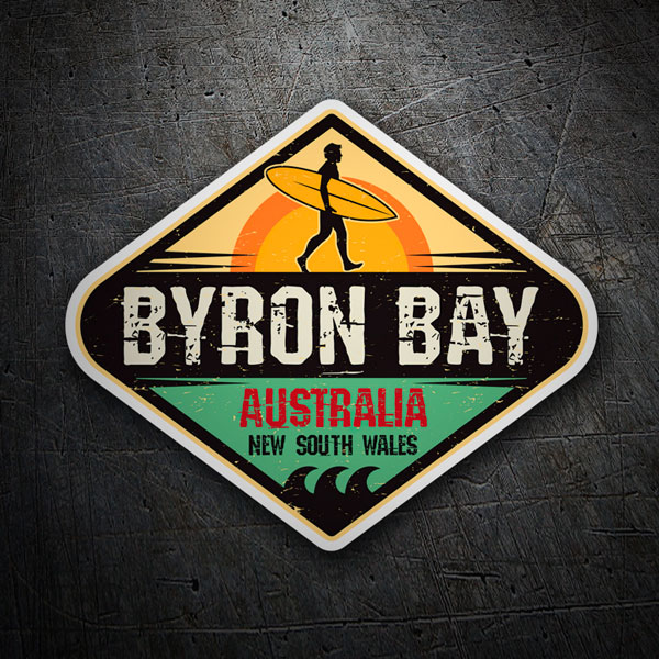 Pegatinas: Surf Byron Bay Australia