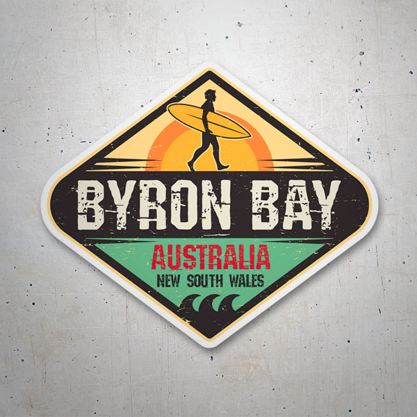 Pegatinas: Surf Byron Bay Australia