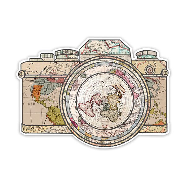 Pegatinas: Cámara Mundo