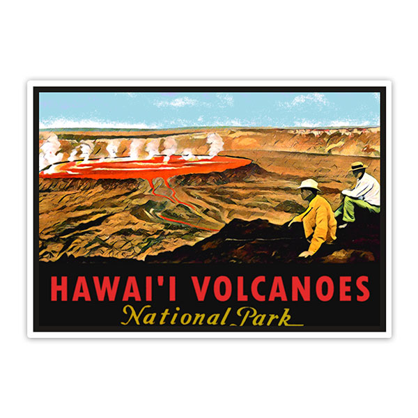 Pegatinas: Hawai Volcanoes