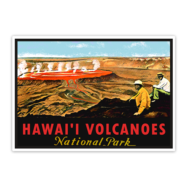 Pegatinas: Hawai Volcanoes 0