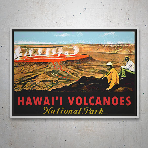 Pegatinas: Hawai Volcanoes