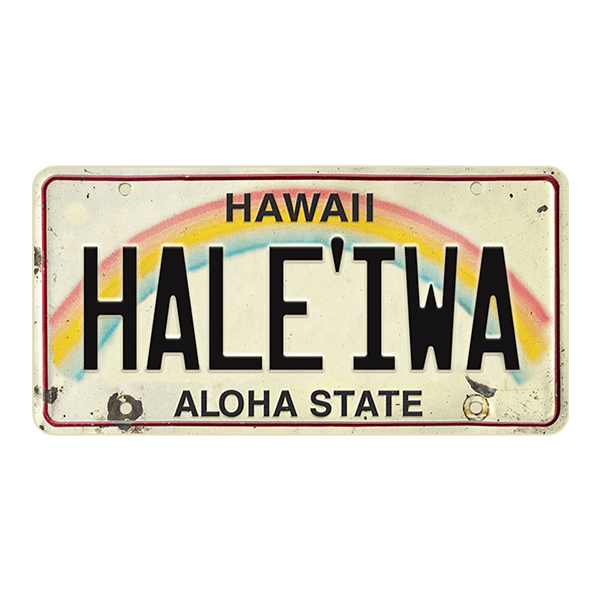 Pegatinas: Haleiwa Aloha State