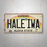 Pegatinas: Haleiwa Aloha State 3