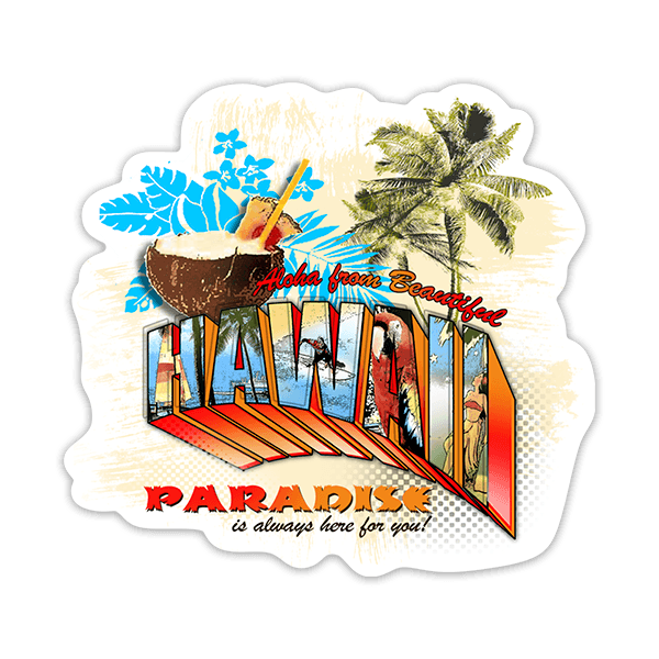 Pegatinas: Hawaii Paradise 0