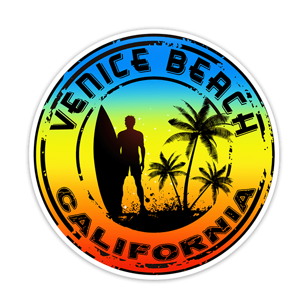 Pegatinas: Venice Beach California 0