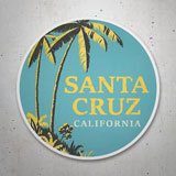 Pegatinas: Santa Cruz California Palmeras 3