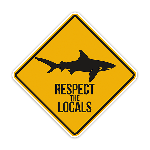 Pegatinas: Respect the Locals
