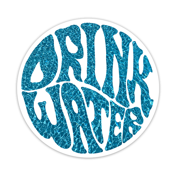 Pegatinas: Drink Water