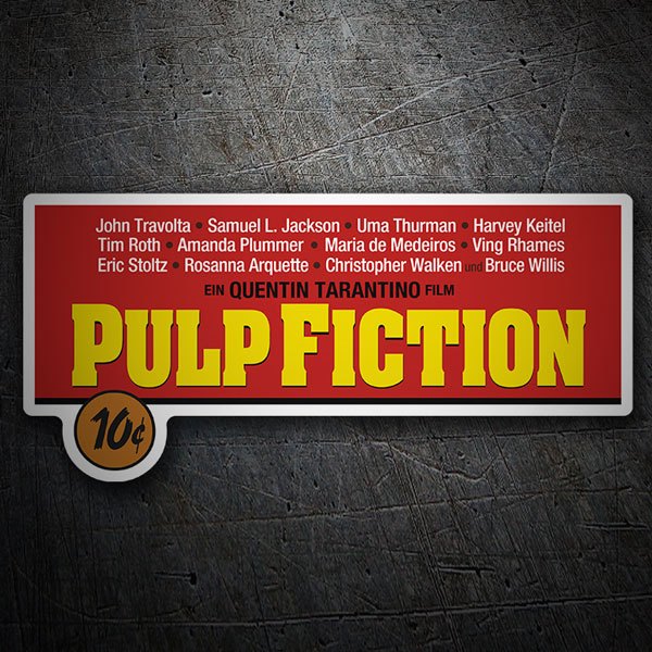 Pegatinas: Pulp Fiction Reparto