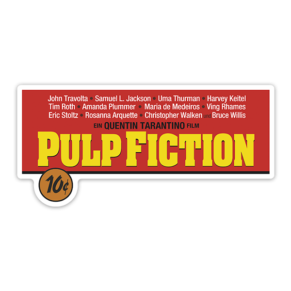 Pegatinas: Pulp Fiction Reparto