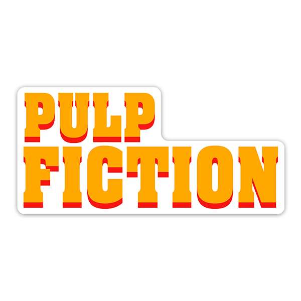 Pegatinas: Pulp Fiction Película