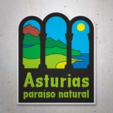 Pegatinas: Asturias, Paraíso Natural 3