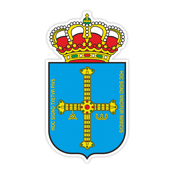 Pegatinas: Escudo de Asturias