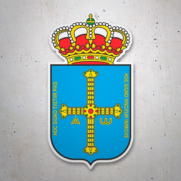 Pegatinas: Escudo de Asturias