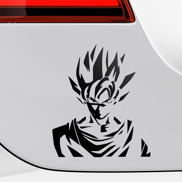 Vinilos Infantiles: Dragon Ball Son Goku Sombras