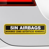 Pegatinas: Sin Airbags 3