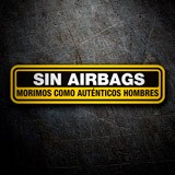 Pegatinas: Sin Airbags 4