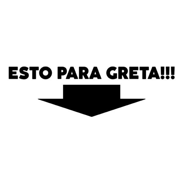 Pegatinas: Esto para Greta