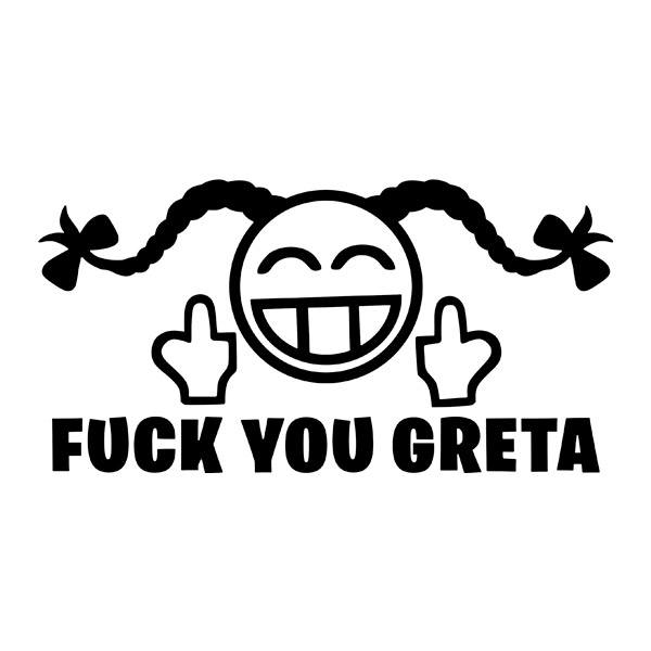 Pegatinas: Fuck you Greta