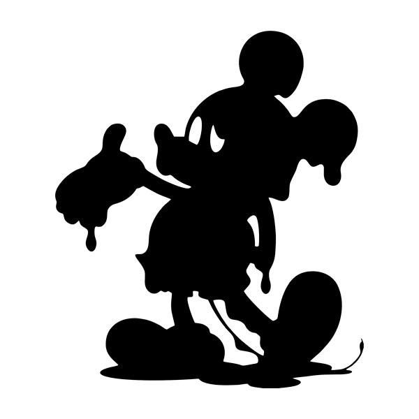 Pegatinas: Mickey Mouse Manchado