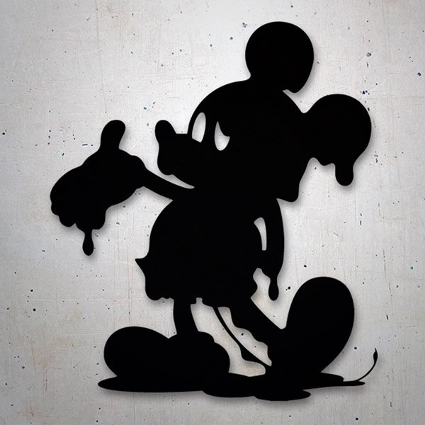 Pegatinas: Mickey Mouse Manchado