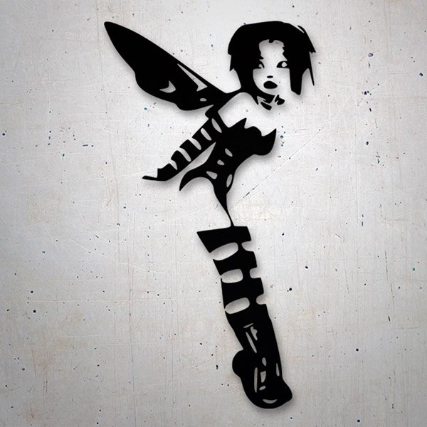 Pegatinas: Hada Campanilla en Vuelo