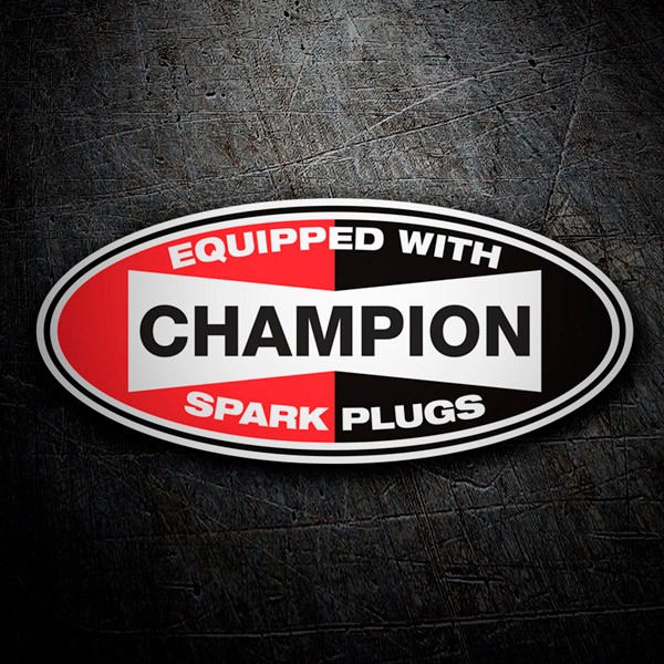 Pegatinas: Champion Spark Plugs