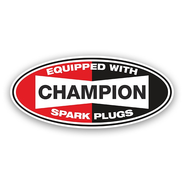Pegatinas: Champion Spark Plugs