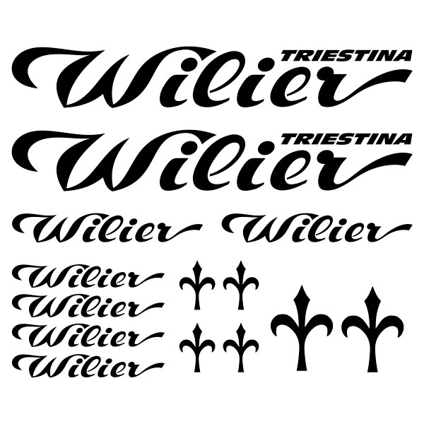 Pegatinas: Set 14X Wilier Triestina
