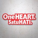 Pegatinas: One Heart Satu Hati 3