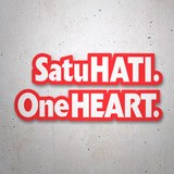 Pegatinas: Satu Hati One Heart 3