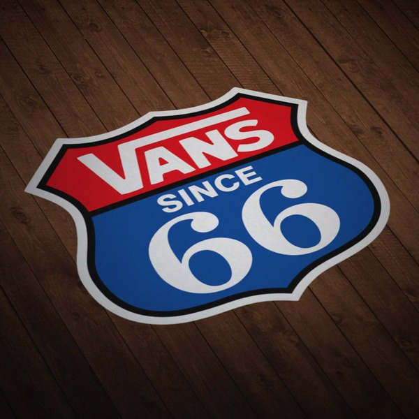 Pegatinas: Vans Ruta 66
