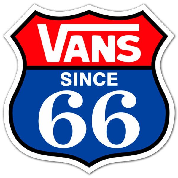Pegatinas: Vans Ruta 66