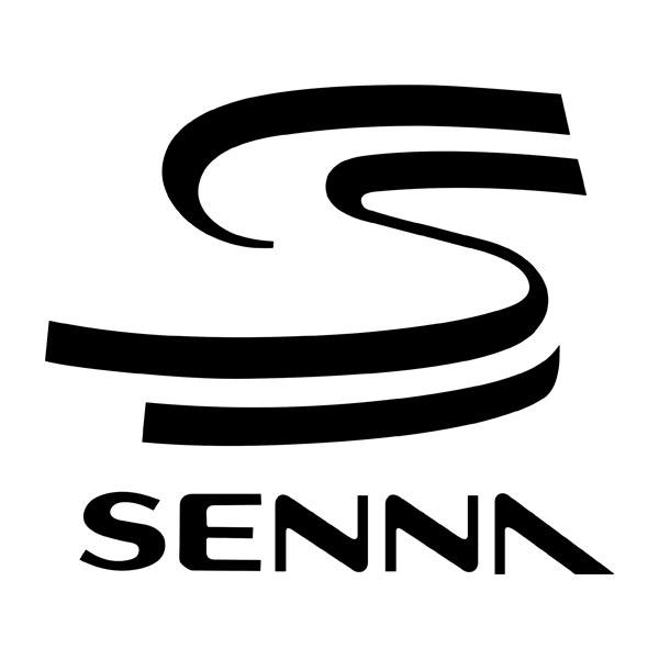Pegatinas: Ayrton Senna F1